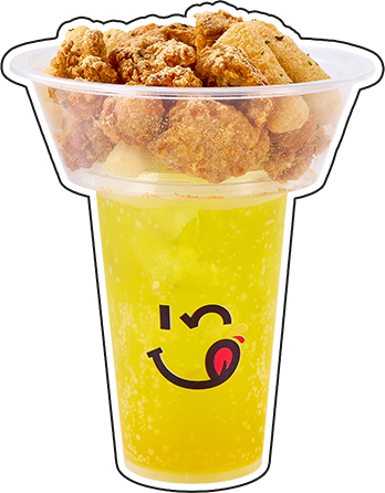 마진 음료 컵